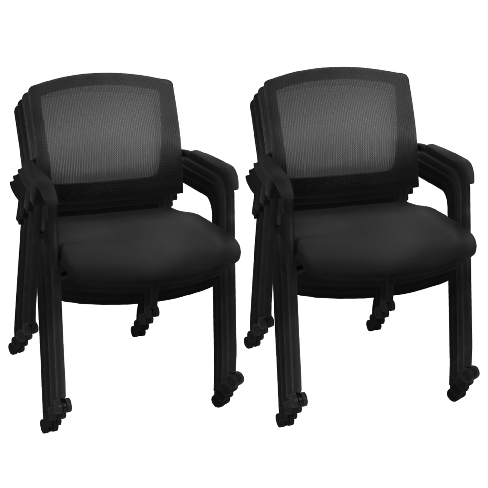 Regency Furniture, Multi-Purpose Office Side Chair Caster Black, Included (qty.) 8 Model# 5675CBK8PK